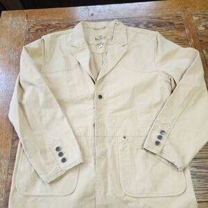 King Ranch men's tan 100% cotton jacket sz XL